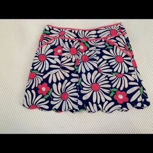 Lilly Pulitzer daisy skort size 0 like new